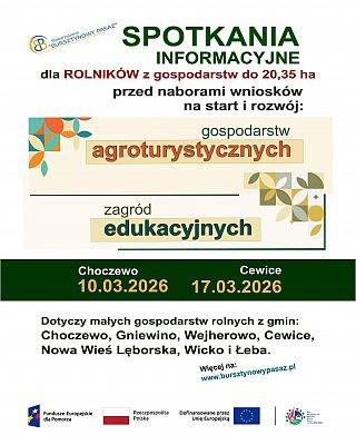 Wsparcie dla małych gospodarstw: Spotkania informacyjne „Bursztynowego Pasażu” grafika