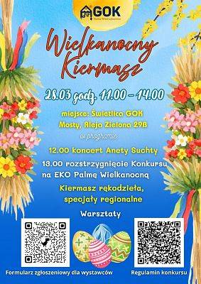 Konkurs na EKO Palmę Wielkanocną w Mostach grafika