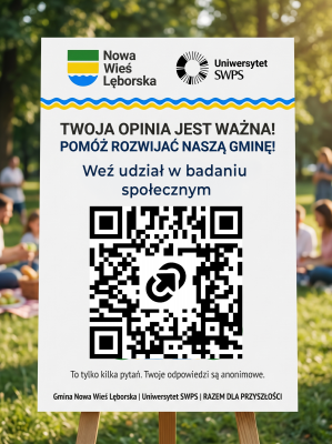Wspólne badania społeczne Gminy i Uniwersytetu SWPS grafika