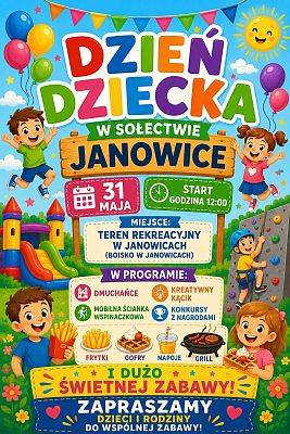 Grafika 4: Mnóstwo atrakcji i uśmiechu - świętujemy Dzień Dziecka w Gminie Nowa Wieś Lęborska!