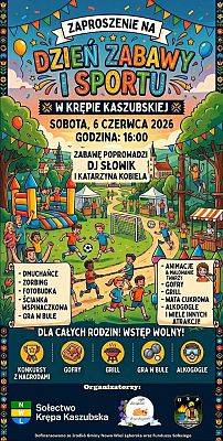 Grafika 5: Mnóstwo atrakcji i uśmiechu - świętujemy Dzień Dziecka w Gminie Nowa Wieś Lęborska!
