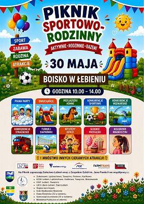 Grafika 1: Mnóstwo atrakcji i uśmiechu - świętujemy Dzień Dziecka w Gminie Nowa Wieś Lęborska!