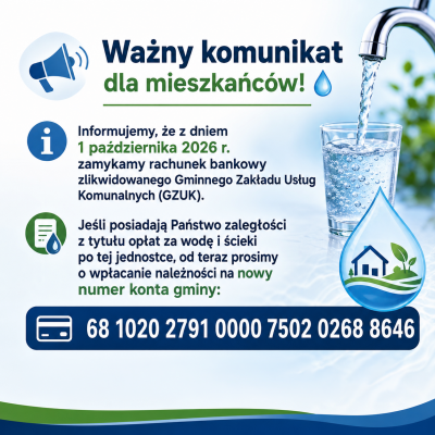 Zamknięcie rachunku bankowego GZUK grafika